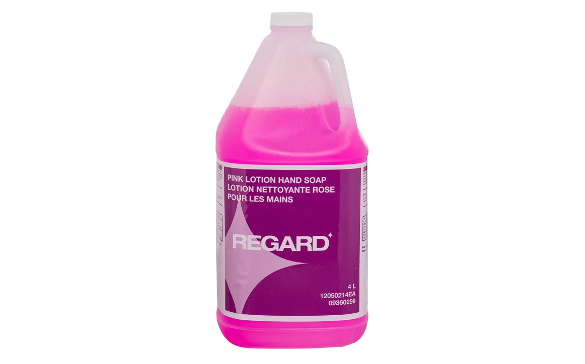 REGARD® Pink Lotion Hand Soap 4L, Sold Individually | Bunzl Safety