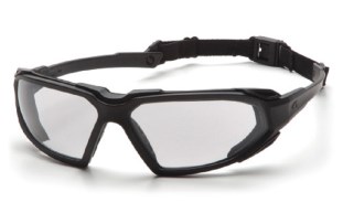 HIGHLANDER PLUS BLACK/ GREY W CLEAR H2X AF LENS | Bunzl Safety